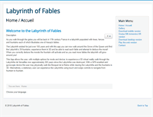 Tablet Screenshot of labyrinth-of-fables.com